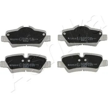 Brzdová destička Sada brzdových destiček, kotoučová brzda ASHIKA 51-00-0118