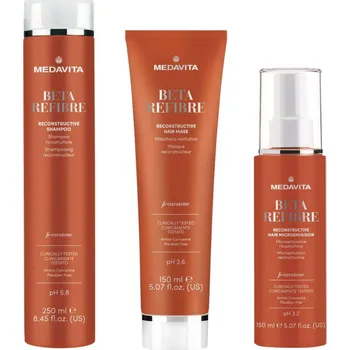 Kosmetická sada MedaVita Beta Refibre šampón 250 ml + maska na vlasy 150 l + sprej na vlasy 150 ml kosmetická sada