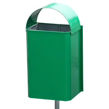 Odpadkový koš Venkovní odpadkový koš se stříškou Se stojanem