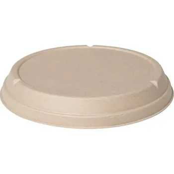 Jednorázové nádobí Víčko BAGASA BROWN na misky, 40 ks 100022826