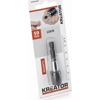 Bit KREATOR KRT063300 - Magnetický držák bitů se zámkem 59 mm