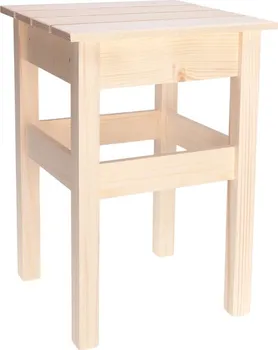 Stolička ČistéDřevo Dřevěná stolička II borovice