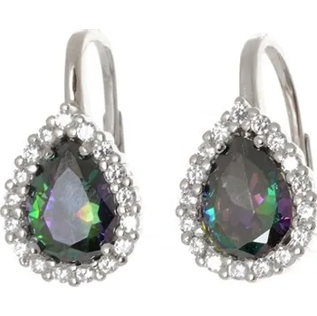 Náušnice Dámské stříbrné naušnice se zirkony STNAU1202F