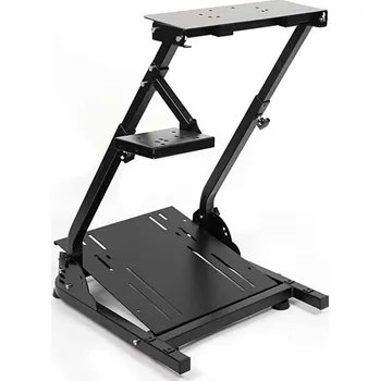 Herní kokpit VEVOR Wheel stand stojan pro připevnění volantu a pedálů