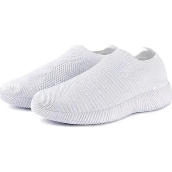 Dámské tenisky Dámské nazouvací prodyšné tenisky Barva: Bílá, Velikost: 38 (24,5 cm)