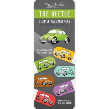 Set školních potřeb Zakładki magnetyczne auta - Beetle VW Garbus 6szt