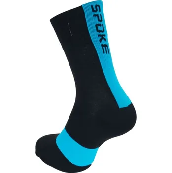 Pánské ponožky SPOKE Race Socks black/blue L/XL