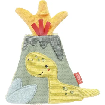 plyšák BABY FEHN Plyšová sopka Happy Dino