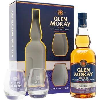 Likér Glen Moray Elgin Classic Port Cask + 2 sklenice 40 % 0,7 l