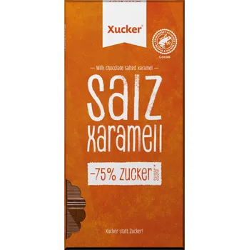 Protein Xucker čokoláda slaný karamel 80 g slaný karamel