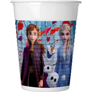 Party nádobí FROZEN 2 kelímky 8 ks, 200 ml