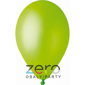 Balónek Balónky nafukovací pr. 26 cm, 20 ks (metal) - pistácie