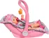 Doplněk pro panenku Baby Born Přenosná sedačka s popruhy růžová