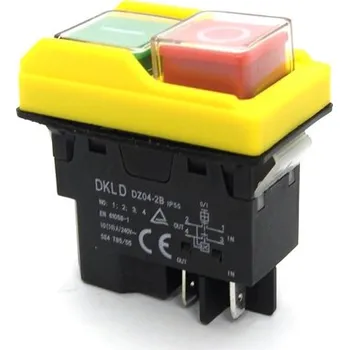 vypínač DKLD DZ04-2B 4P vypínač spínač AC250V/10(10)A