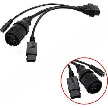 Autoelektronika kabel BMW 10PIN + 3PIN + jack na OBD2 OBDII C1 R-1031BJ - C1