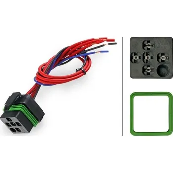 Auto elektroinstalace Zástrčka HELLA 8JD 745 801-001