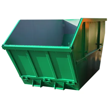 Vana Vanový kontejner se sklopným čelem 7 m3 Modrá RAL 5010