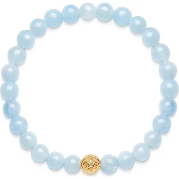 Náramek Dámský náramek Nialaya akvamarín WCHCO131M