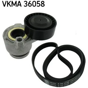Sada žebrovaných klínových řemenů SKF VKMA 36058