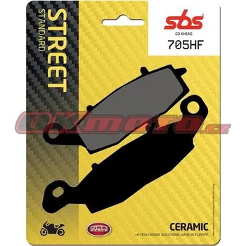 Brzdová destička Přední brzdové destičky SBS 705HF - Kawasaki VN DRIFTER 800ccm - 99>02