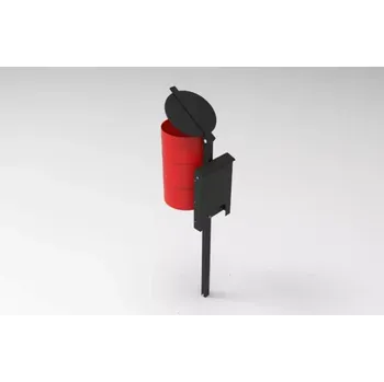 Venkovní odpadkový koš PROFICITY Koš na psí exkrementy Tobi s distributorem sáčků