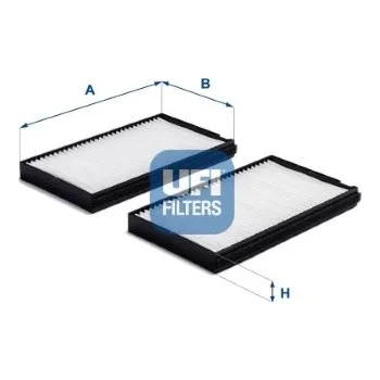 Ventilátor topení a klimatizace Filtr, vzduch v interiéru UFI 53.394.00
