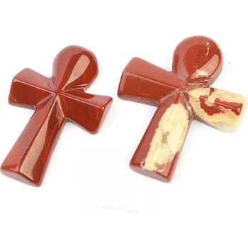 Přírodní kámen Jaspis červený kříž