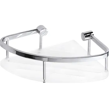 Polička rohová akrylová Bemeta Cytro bílá