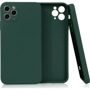 Silikonový kryt pro iPhone 11 Pro Max - Tmavě zelený