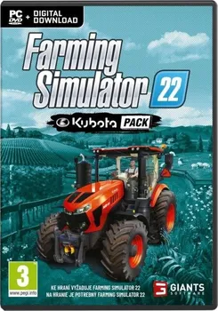 Počítačová hra Farming Simulator 22: Kubota Pack PC krabicová verze