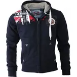 GEOGRAPHICAL NORWAY mikina pánská FESPOTE MEN 100 nadměrná velikost tmavě modrá 6XL
