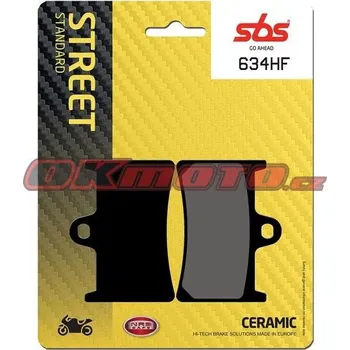 Brzdová destička Přední brzdové destičky SBS 634HF - Yamaha XP 500 TMAX, 500ccm - 08-11