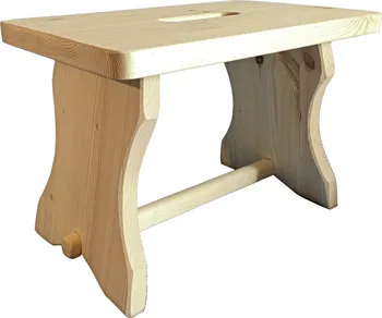Stolička Fa Šperl a spol. Dřevěná stolička velká 45 x 28 x 31 cm borovice