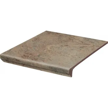 Obklad Mattone Pietra beige kapinos stopnica prosta - schodovka s nosem 30x33 béžová 162561