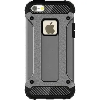 Super odolný "Armor" kryt pro iPhone 5 / 5S / SE (2016) - šedý