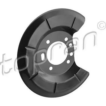 Brzdový kotouč Ochranný plech proti rozstřikování, brzdový kotouč TOPRAN 305 492