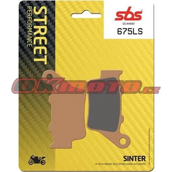 Brzdová destička Zadní brzdové destičky SBS 675LS - Aprilia Shiver, 750ccm - 07>