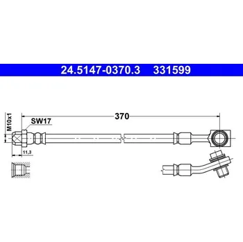 Brzdová hadice Brzdová hadice ATE 24.5147-0370.3