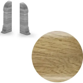 soklová lišta NOVÁK Koncovka L+P k soklové PVC dub Frigola 56x23 1 pár NGTKE2