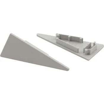 Příslušenství pro LED osvětlení Krytka FK technics 4739011 profilu FKU59, pár, šedá