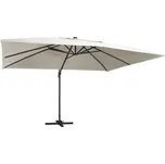 Konzolový slunečník s LED 300 x 400 cm