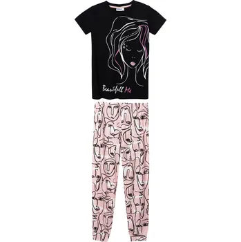 Dívčí pyžamo - Winkiki WJG 92619, černá/ 027 Barva: Černá, Velikost: 128