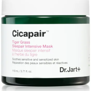 Pleťová maska Recenze Dr.Jart+ Cicapair Tiger Grass Sleepair Intensive Mask noční gelová maska pro redukci zarudnutí