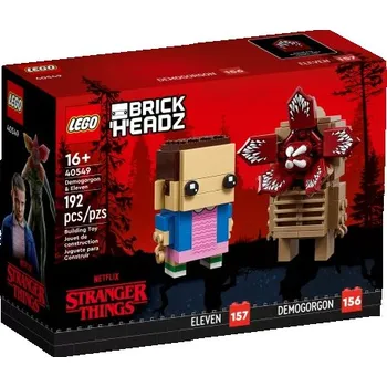 Stavebnice LEGO LEGO Brickheadz 40549 Stranger Things Demogorgon a Eleven