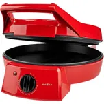 Multifunkční pec na pizzu s grilem Nedis FCPM100FRD, Ø 30 cm