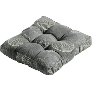 Podsedák Sedák prošívaný 47 x 47 cm zelený se vzorem