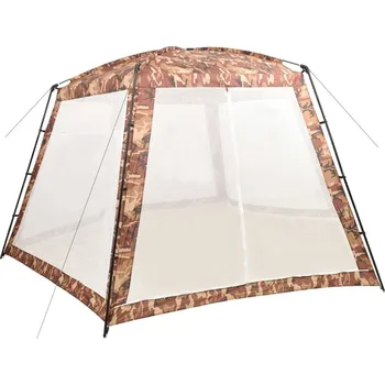 Bazénové zastřešení vidaXL Stan na bazén z textilu 590 x 520 x 250 cm maskáčový