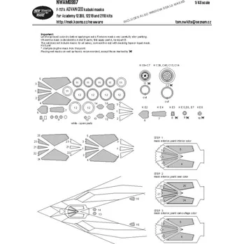 Plastikový model 1/48 Mask F-117A ADVANCED (ACAD)