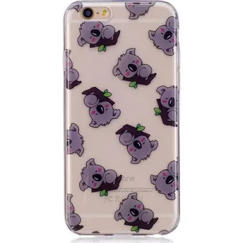 Pouzdro na mobilní telefon Ochranný kryt z měkkého plastu pro Apple iPhone 6S / 6 - koaly