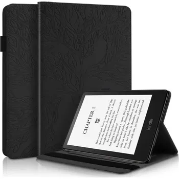 Pouzdro na tablet VSECHNONAMOBIL 38673 ART TREE Zaklápěcí pouzdro Amazon Kindle Paperwhite 5 2021 černé